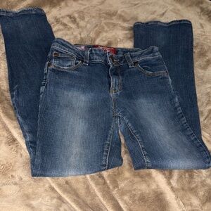 Girls Arizona Jean Company Blue bootcut Jeans sz 12